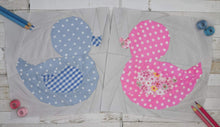 Load image into Gallery viewer, Two Little Ducks, Foundation Paper Piecing Pattern (FPP Pattern), Quilt Block, 3 sizes, Left and Right Versions FPP Patterns- Full Bobbin Designs foundation paper piecing patterns quilt block patterns sewing patterns