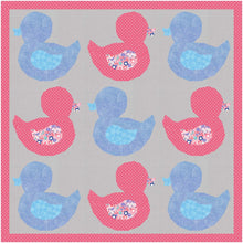 Load image into Gallery viewer, Two Little Ducks, Foundation Paper Piecing Pattern (FPP Pattern), Quilt Block, 3 sizes, Left and Right Versions FPP Patterns- Full Bobbin Designs foundation paper piecing patterns quilt block patterns sewing patterns