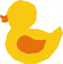 Load image into Gallery viewer, Two Little Ducks, Foundation Paper Piecing Pattern (FPP Pattern), Quilt Block, 3 sizes, Left and Right Versions FPP Patterns- Full Bobbin Designs foundation paper piecing patterns quilt block patterns sewing patterns