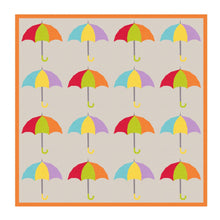 Load image into Gallery viewer, Umbrella, Foundation Paper Piecing Pattern (FPP Pattern), Quilt Block, 3 sizes FPP Patterns- Full Bobbin Designs foundation paper piecing patterns quilt block patterns sewing patterns