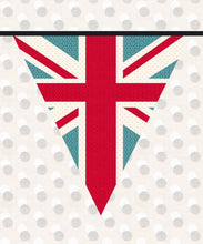 Load image into Gallery viewer, Union Jack Bunting, Foundation Paper Piecing Pattern (FPP Pattern), Quilt Block, One Size 10"x12" FPP Patterns- Full Bobbin Designs foundation paper piecing patterns quilt block patterns sewing patterns