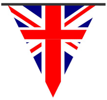 Load image into Gallery viewer, Union Jack Bunting, Foundation Paper Piecing Pattern (FPP Pattern), Quilt Block, One Size 10"x12" FPP Patterns- Full Bobbin Designs foundation paper piecing patterns quilt block patterns sewing patterns