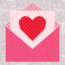 Load image into Gallery viewer, Valentine's Set - Buy 9 and get 20% off the original price FPP Patterns- Full Bobbin Designs foundation paper piecing patterns quilt block patterns sewing patterns