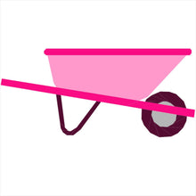 Load image into Gallery viewer, Wheelbarrow, Foundation Paper Piecing Pattern (FPP Pattern), Quilt Block, 3 sizes FPP Patterns- Full Bobbin Designs foundation paper piecing patterns quilt block patterns sewing patterns