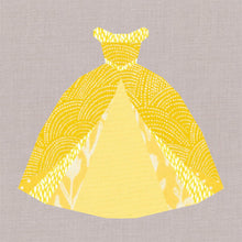 Load image into Gallery viewer, You Shall go to the Ball, Ballgown, Princess, Foundation Paper Piecing Pattern (FPP Pattern), Quilt Block, 4 sizes FPP Patterns- Full Bobbin Designs foundation paper piecing patterns quilt block patterns sewing patterns