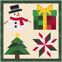 Load image into Gallery viewer, Christmas Bundle, Set of 4 Christmas Themed FPP Patterns, 4 Sizes each
