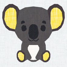 Load image into Gallery viewer, Koala Kuddles, Foundation Paper Piecing Pattern (FPP Pattern), Quilt Block, 4 sizes
