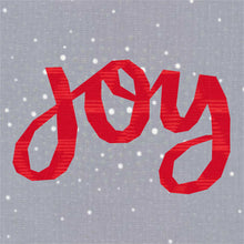 Load image into Gallery viewer, Joy, Foundation Paper Piecing Pattern (FPP Pattern), Quilt Block, 5 Sizes Included
