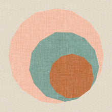 Load image into Gallery viewer, Going in Circles, Foundation Paper Piecing Pattern (FPP Pattern), Quilt Block, 2 Patterns in 4 sizes
