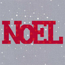 Load image into Gallery viewer, Noel, Foundation Paper Piecing Pattern (FPP Pattern), Quilt Block, 5 Sizes Included
