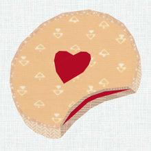 Load image into Gallery viewer, Jammy Biscuit, Foundation Paper Piecing Pattern (FPP Pattern), Quilt Block, 4 sizes
