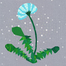 Load image into Gallery viewer, Dandelion, Foundation Paper Piecing Pattern (FPP Pattern), Quilt Block,  5 sizes
