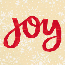 Load image into Gallery viewer, Joy, Foundation Paper Piecing Pattern (FPP Pattern), Quilt Block, 5 Sizes Included
