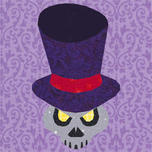 Load image into Gallery viewer, Voodoo Man, Witchcraft, Foundation Paper Piecing Pattern (FPP Pattern), Quilt Block, 4 sizes
