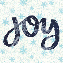 Load image into Gallery viewer, Joy, Foundation Paper Piecing Pattern (FPP Pattern), Quilt Block, 5 Sizes Included
