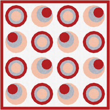 Load image into Gallery viewer, Going in Circles, Foundation Paper Piecing Pattern (FPP Pattern), Quilt Block, 2 Patterns in 4 sizes
